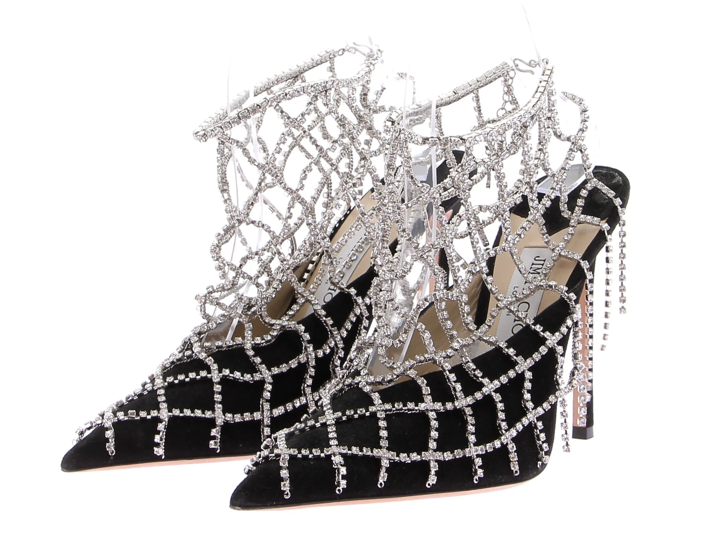 Escarpins noirs à strass
