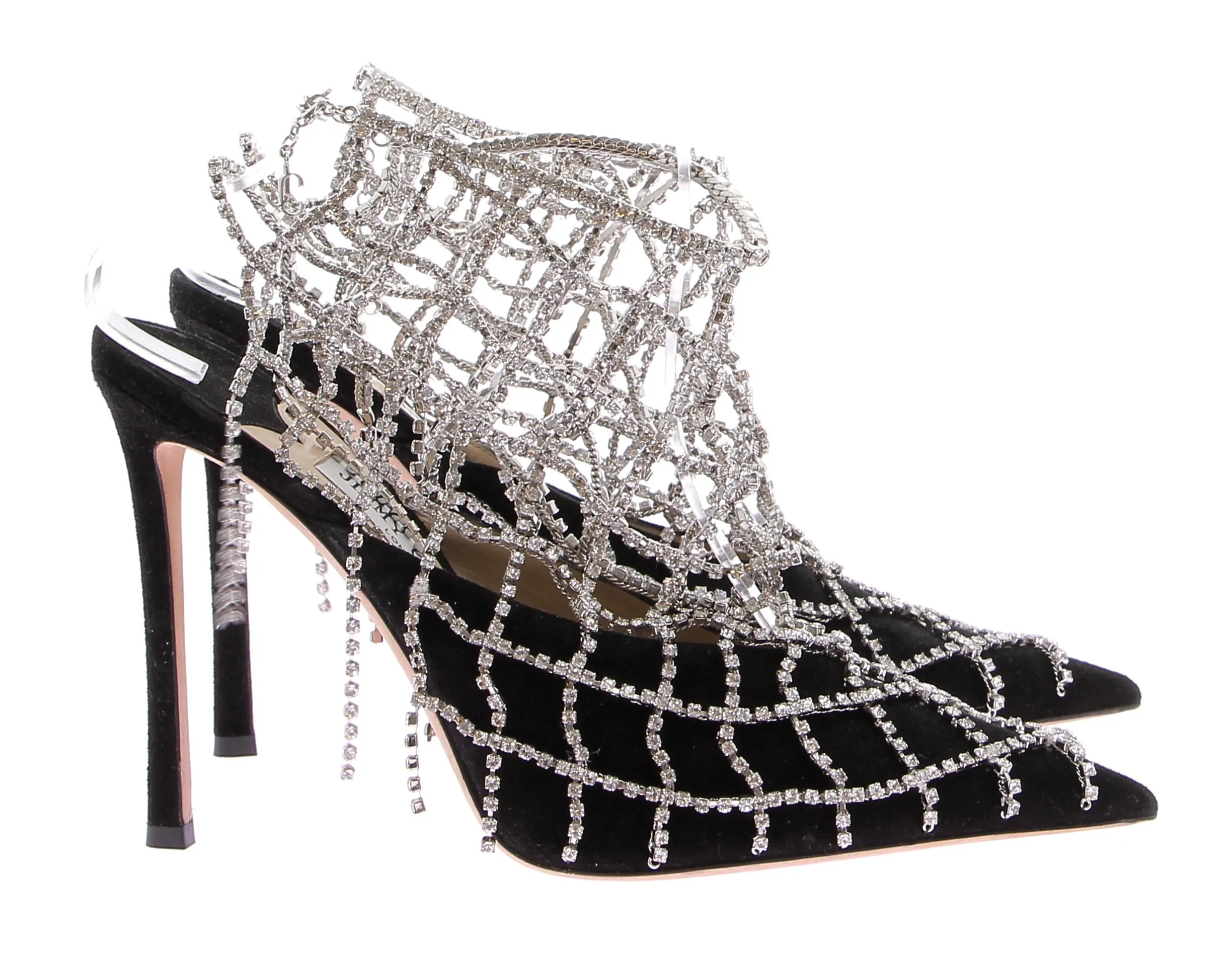 Escarpins noirs à strass