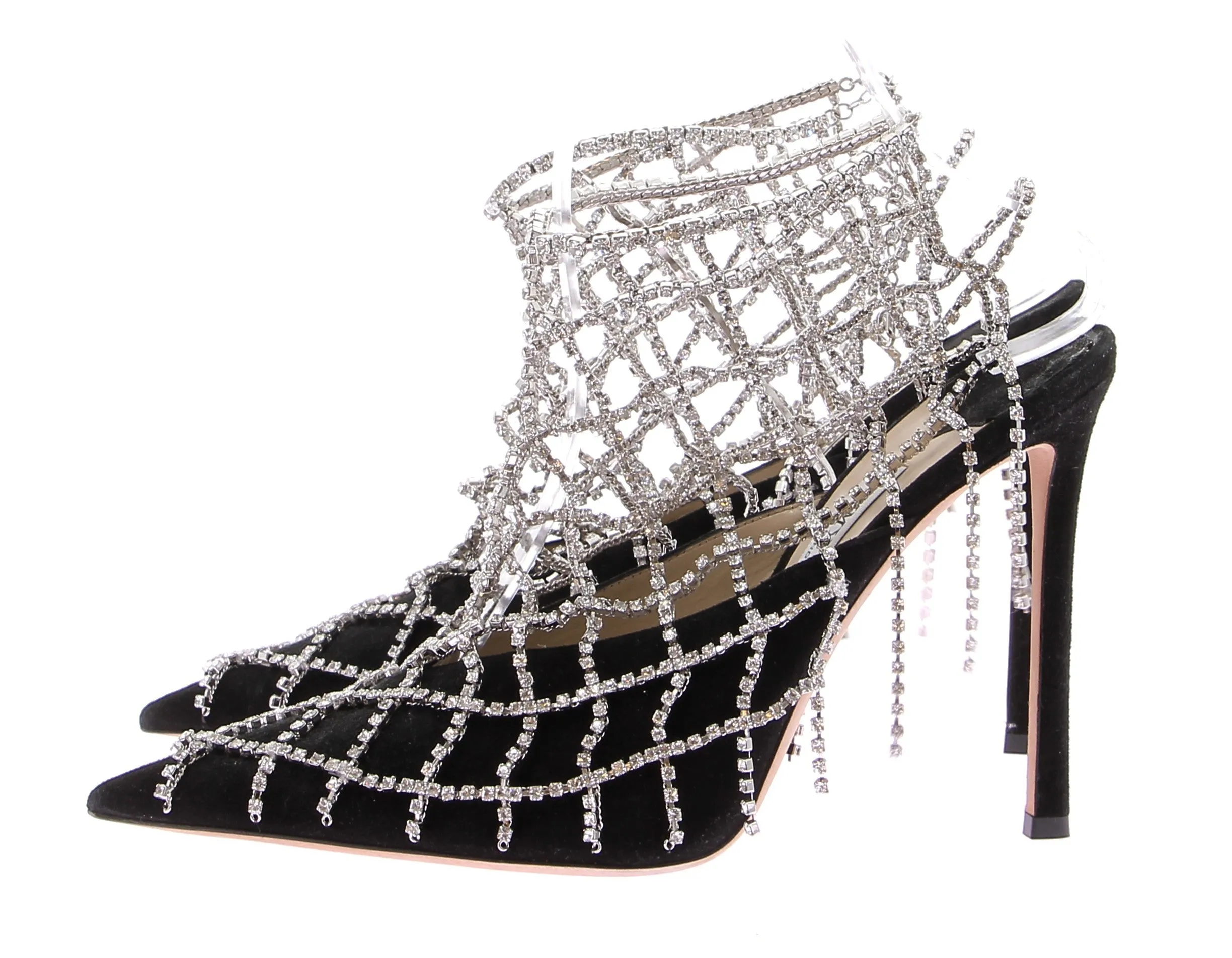 Escarpins noirs à strass