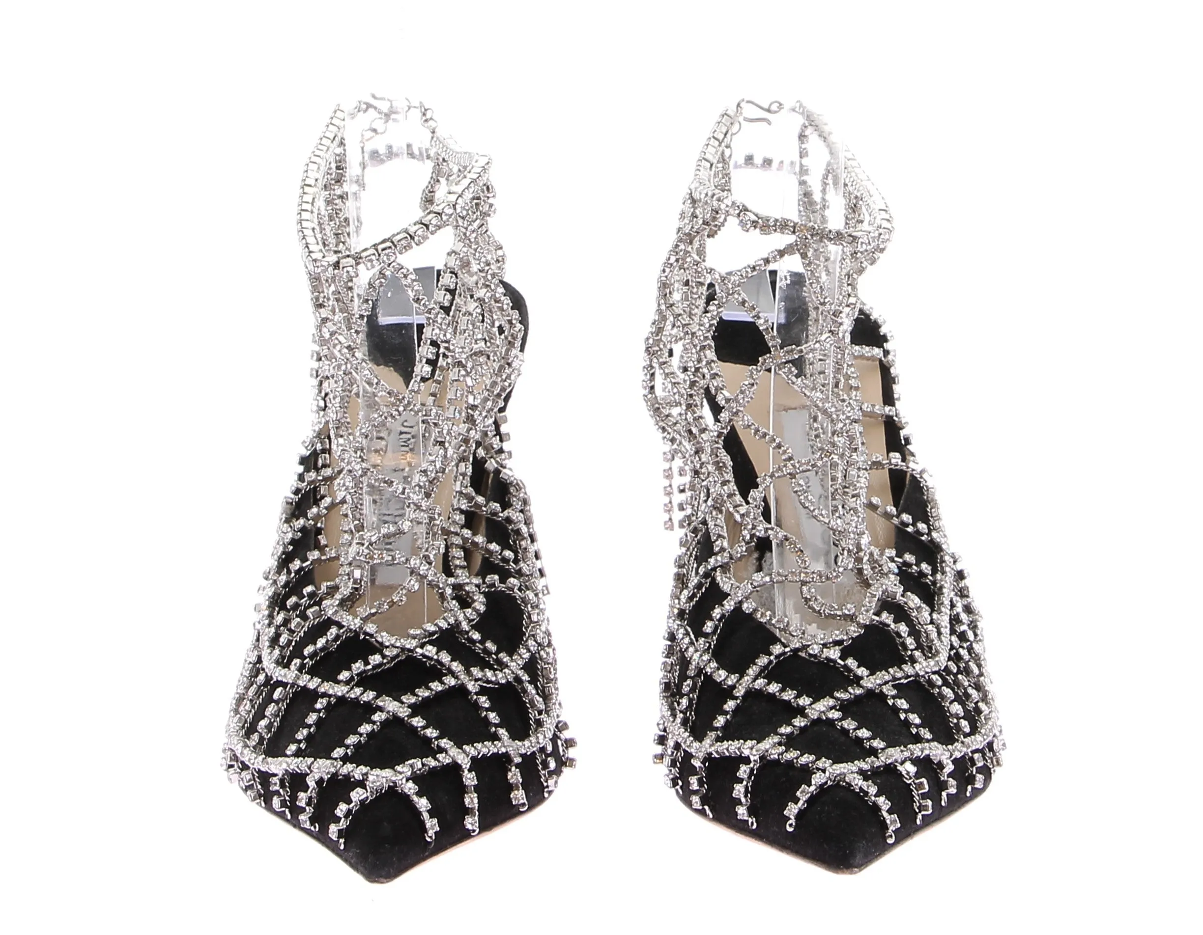 Escarpins noirs à strass