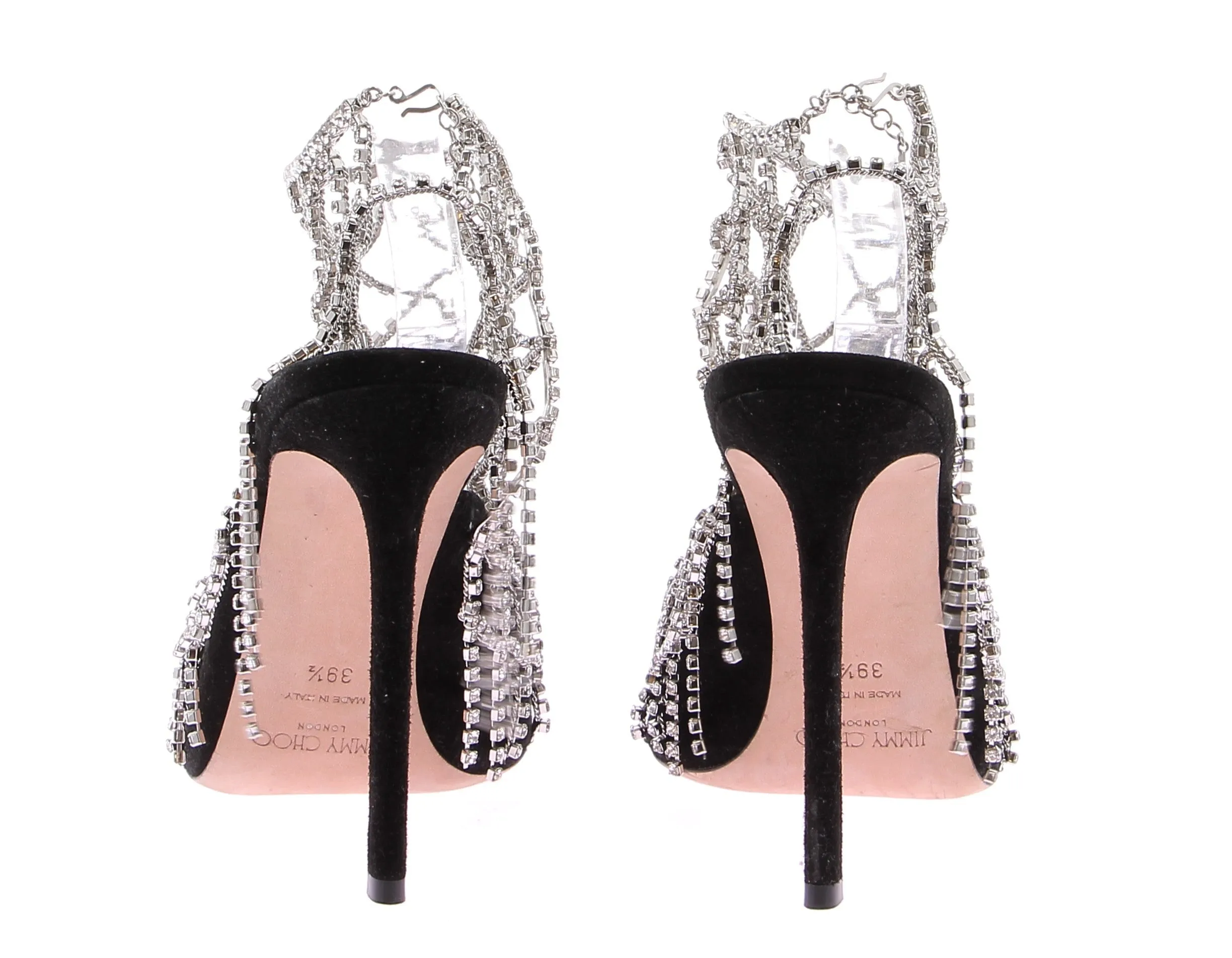 Escarpins noirs à strass