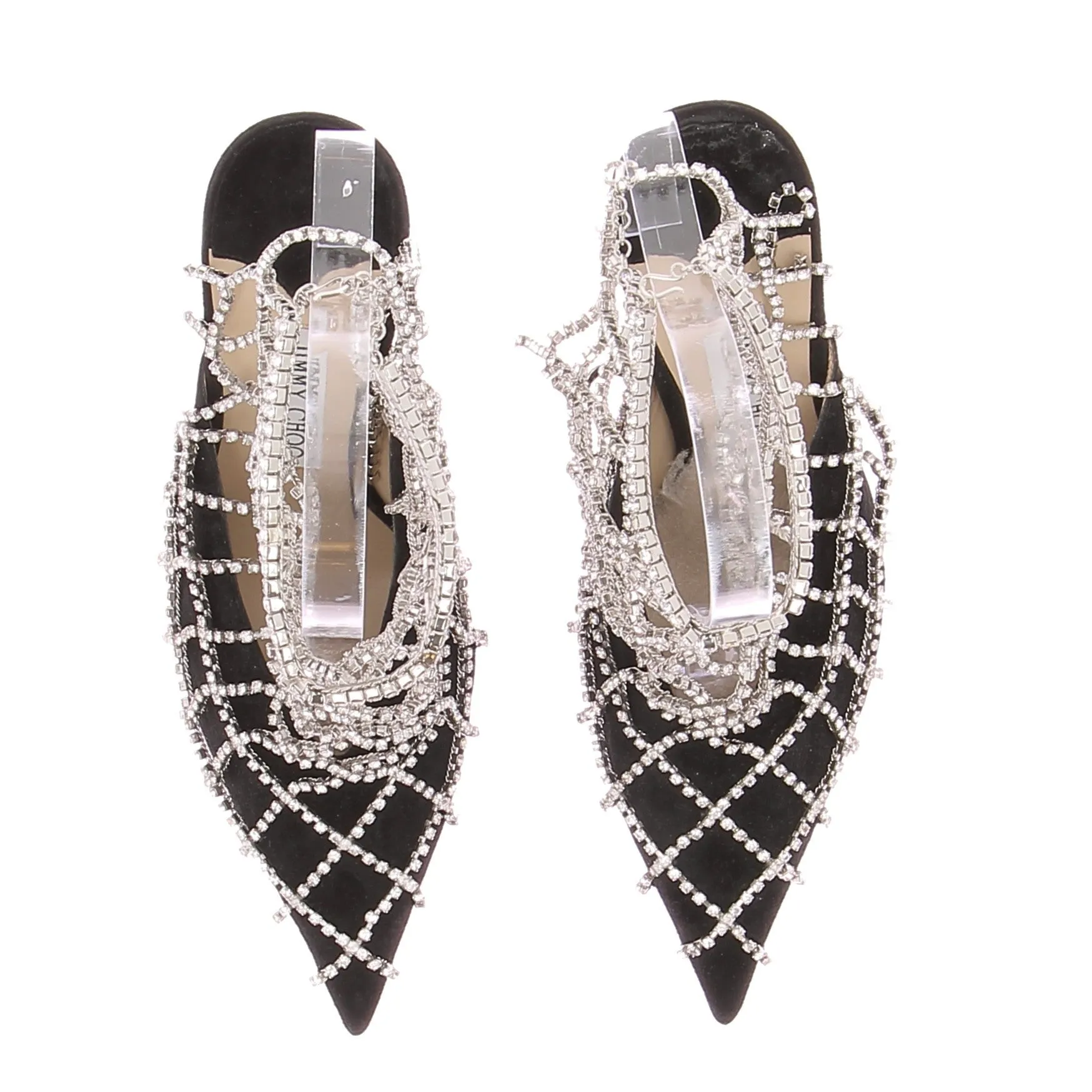 Escarpins noirs à strass